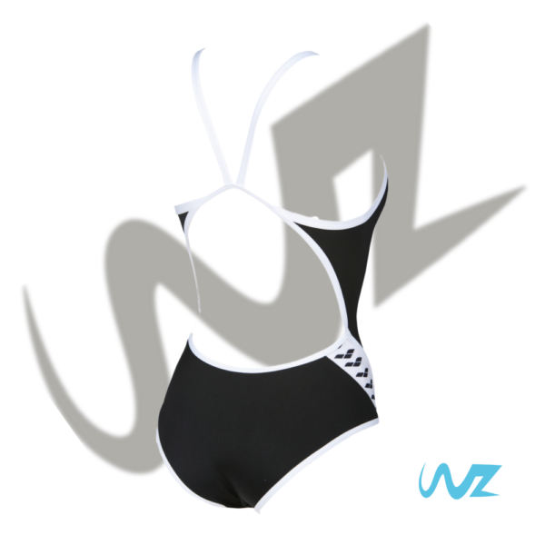 Costume Donna Arena Team Stripe icons - nero - immagine 2