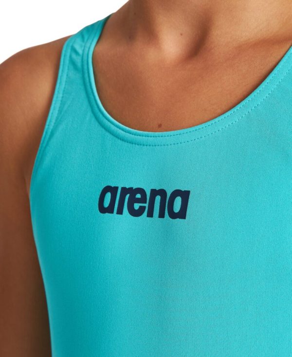 Costume Bambina Swim Tech Solid - menta