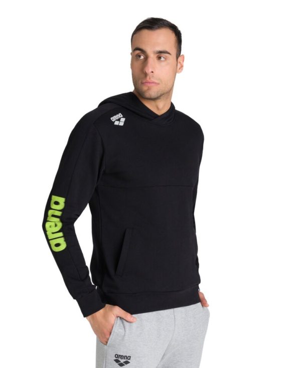 Felpa Hooded Con Cappuccio - nero