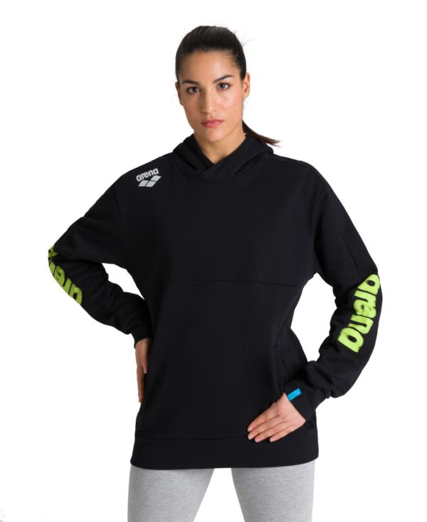 Felpa Hooded Con Cappuccio - nero