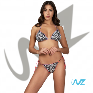 Bikini a triangolo Reversibile Slip Nodo F**K
