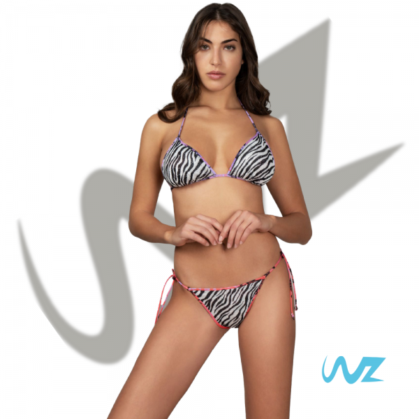 Bikini a triangolo Reversibile Slip Nodo F**K