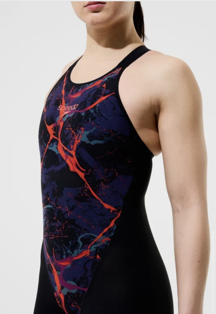 Speedo Fastskin LZR Valor Donna chiuso - BLK/RED - immagine 3